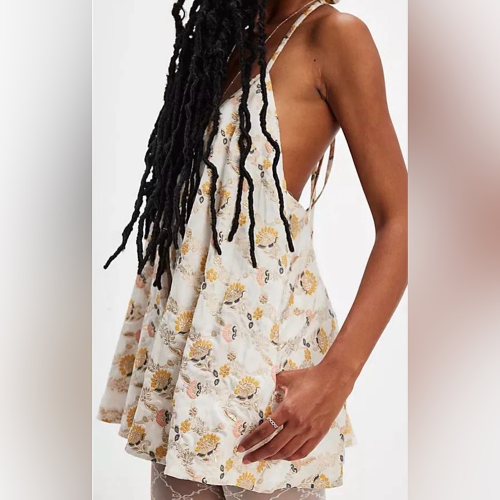 NEW Free People Chiara Playsuit Romper Sz XS - Picture 3 of 12
